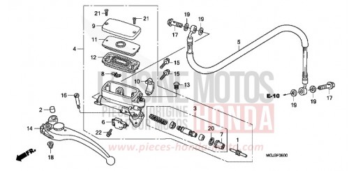 MAITRE-CYLINDRE CBF1000FAA de 2010